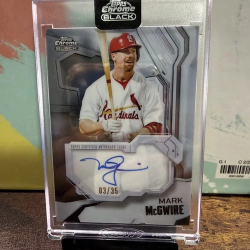 2026 Topps Chrome Black Mark McGwire Ivory Autographs (RAW)