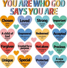 Valentine's Day Christian Bulletin Board Decorations God Says You are