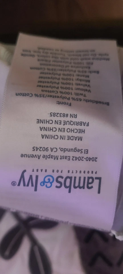 Edredón y falda para cuna Lamb & Ivy Woodland Forest Foto 4 de 4