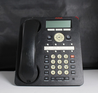 Lot of 10 Avaya 1608-I Text 700458532 IP Office Phones w/ Handsets & Stands