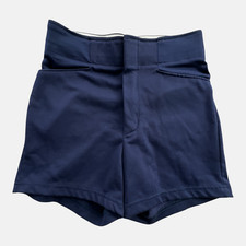 Vintage Russell Athletic Coach Shorts Mens Small Blue Football Gym Nylon Pockets