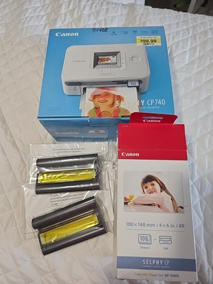Canon SELPHY CP740 Compact Digital Photo Printer with Software Paper and ink