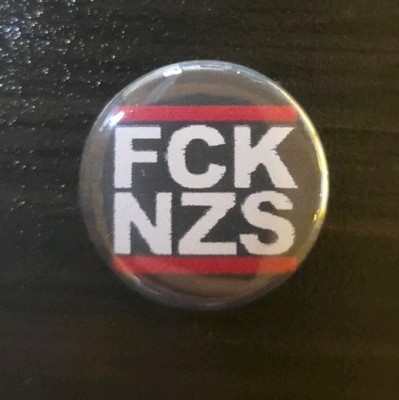 Fck Nzs Button 105 Fuck Nazis