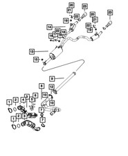 Genuine Mopar Tailpipe Exhaust Tip 68564070AA