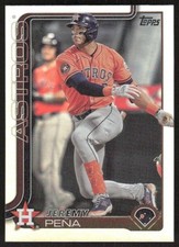 2025-26 Topps Series 1 Jeremy Pena 307 Base Rainbow Foilboard