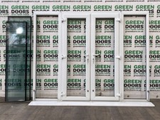 FRENCH DOORS WITH SIDELIGHTS EXTERNAL UPVC EXTERIOR DOUBLE GLAZED PLATIC PVCU