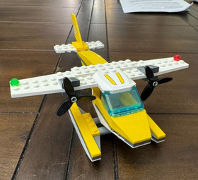 LEGO 3178 CITY: Seaplane - complete with instructions and minifig - A