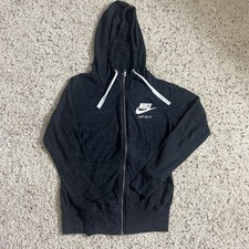 Nike Women  s Dark Grey Zip-Up Jacket size XS