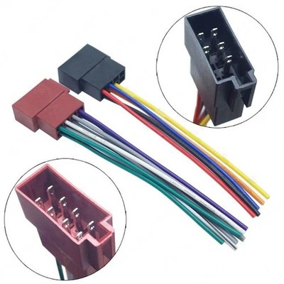 Buchse ISO Kabel Kabelbaum Stecker Stereo Radio Adapter Universal UK 