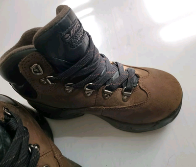 Bottes De Randonnée Hi-Tec Altitude IV Jr – Jeunesse Taille 3, Cuir Marron, Excellent état