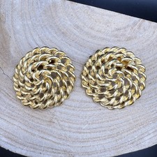 MUSI Shoe Clips Vintage Musi Gold Tone Ornate Shoe Clips, Gold Tone Shoe Clips