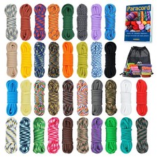 36 Colored 550 Paracord Combo Crafting Kit Survival Paracord Cord Making