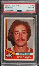 1974-75 BOB GAINEY #388 ROOKIE PSA 4 OPC Habs HALL OF FAME Star KEY Hockey Card