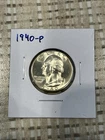 1940 Washington Quarter  Ch. BU