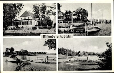 Ak Missunde an der Schlei Kosel, Gaststätte Missunder Fährhaus - 3139932