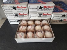 MacGregor 8 Dozen - 96 Baseballs - Official League Leather Baseballs
