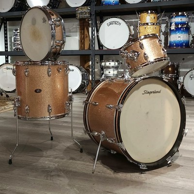 Slingerland Vintage 1960s-1970s Drum Set 15 Pc.