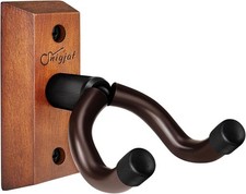 Handmade Solid Wood Guitar Wall Mount for Acoustic, Bass  Ukulele - Adjustable