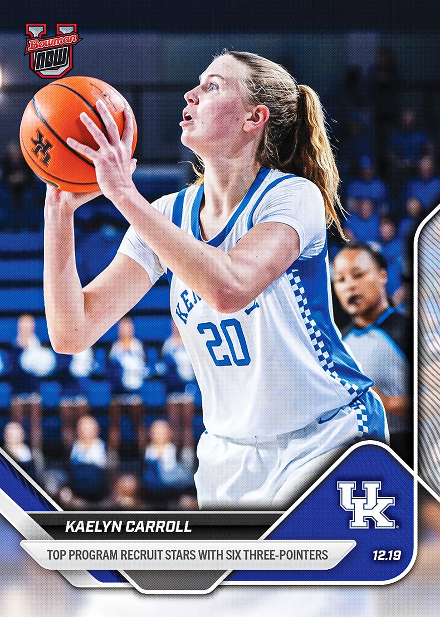 *READY TO SHIP* Kaelyn Carroll 202526 Bowman U NOW® Basketball