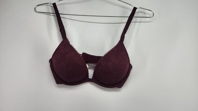 NWT Adore Me Women's 30B Maren Purple Push Up Plunge Bra