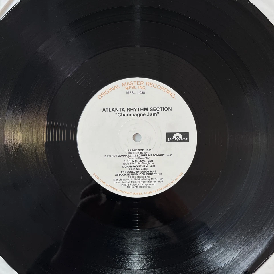 Atlanta Rhythm Section  Champagne Jam  MOFI Vinyl  MFSL 1-038  1978 - Image 3 of 4