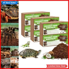Compressed Coconut Fiber Substrate 6 Pack Reptile Bedding Coco Coir Brick