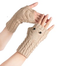 New Fingerless Gloves Women's Gloves Winter Warm Cute Emo Student Writing Typing
