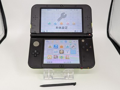 B2804 Nintendo new 3DS LL XL console Lime x Black Japan w/pen x | eBay