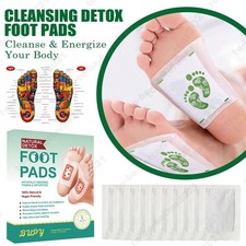 10/30/50PCS Natural Herbal Detox Foot Pads Warmwood Mugwort Leaf Extract Patch
