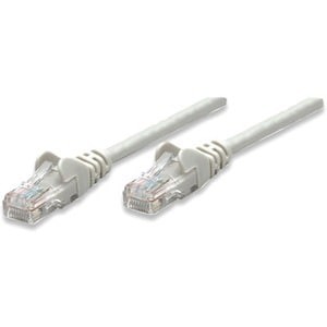 Intellinet Network Patch Cable Cat6 1.5M Grey Cca U/Utp Pvc Rj45 Gold Plated Con