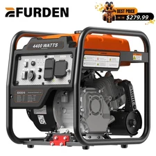 Efurden 4400W Inverter Portable Generator Gas Powered for Home Backup Emergency