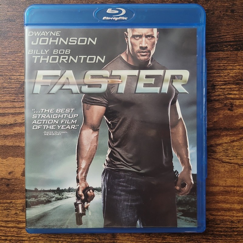 FASTER Blu-ray 2010 Dwayne Johnson Billy Bob Thornton Tom Berenger FREE SHIPPING