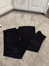 2 LOT Vintage US Navy Sailor Pants Mens 30R Wool 13 Button Bell Bottom Dress 60s