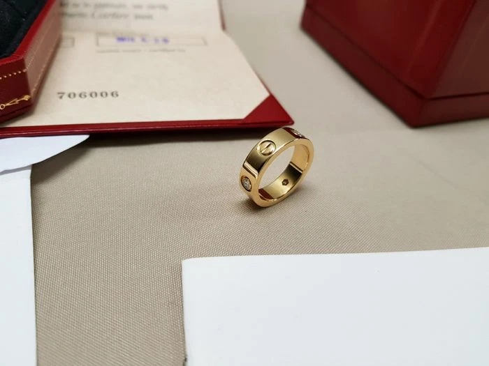 Anello Cartier 18K 3P Love 52 114228130
