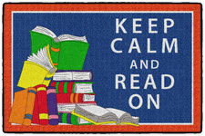 - Keep Calm  Read on Area Rug for Children'S Classroom, Kid'S Bedroom, Teacher'