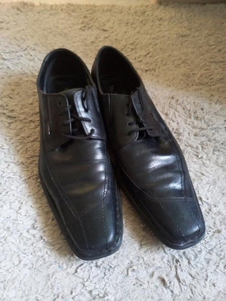 Men Bugatti Heels Black 45 #6AZG