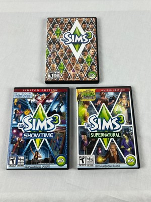 The Sims 3 & Supernatural Showtime Expansion Pack lot PC games complete WIN/MAC