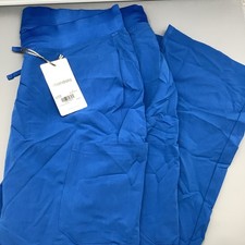 Mandala Scrubs Women Cargo Pants Size Regular XL Color Royal Blue NWT