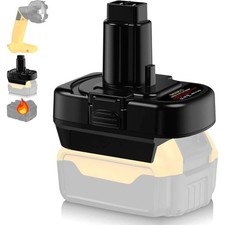 Adapter for Dewalt for Milwaukee 18V Battery Converter to for Dewalt 12V tools