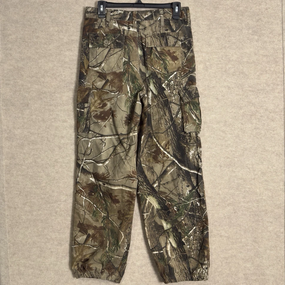 Vintage Realtree Hunting Cargo Pants Elastic Waist Camo Pants Grunge Size 30x28 - Image 2 of 3