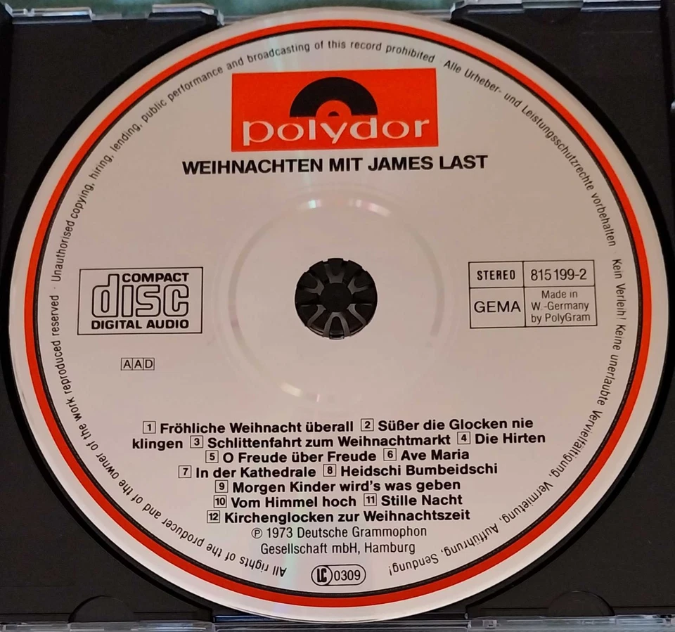 CD James Last Weihnachten - Bild 3 von 3