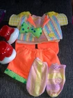 Vintage Cabbage Patch Kids/doll Clothes - 8 Pc Clown Outfit  (73)