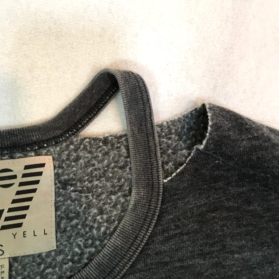 Sudadera De Colección Rebel Yell Para Mujer Talla S/M Carbón Grande A Manga Larga Años 80 Nueva Con Etiquetas Foto 3 de 4