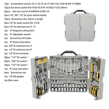 Multiple 799Pcs Hand Tools Set With Case Box Household Toolbox Car Repair Wrench