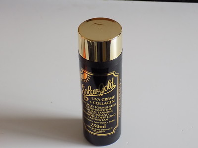 SOLAR GOLD 250ML UVA CREME PLUS COLLAGEN FÜR SONNENBETT