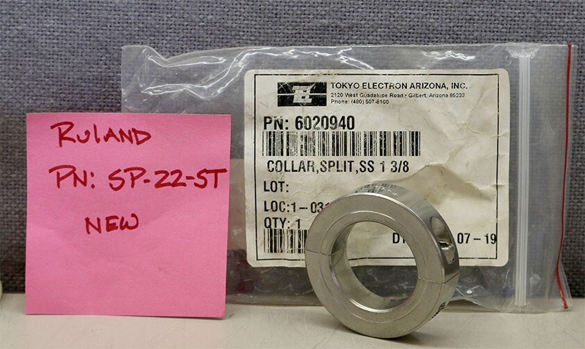 Tokyo Electron 6020940 Ruland SP-22-ST Two-Piece Shaft Clamp Collar New