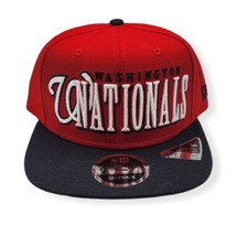 New Era Washington Nationals 9Fifty Jumbo B1 Adjustable Snapback Hat Cap