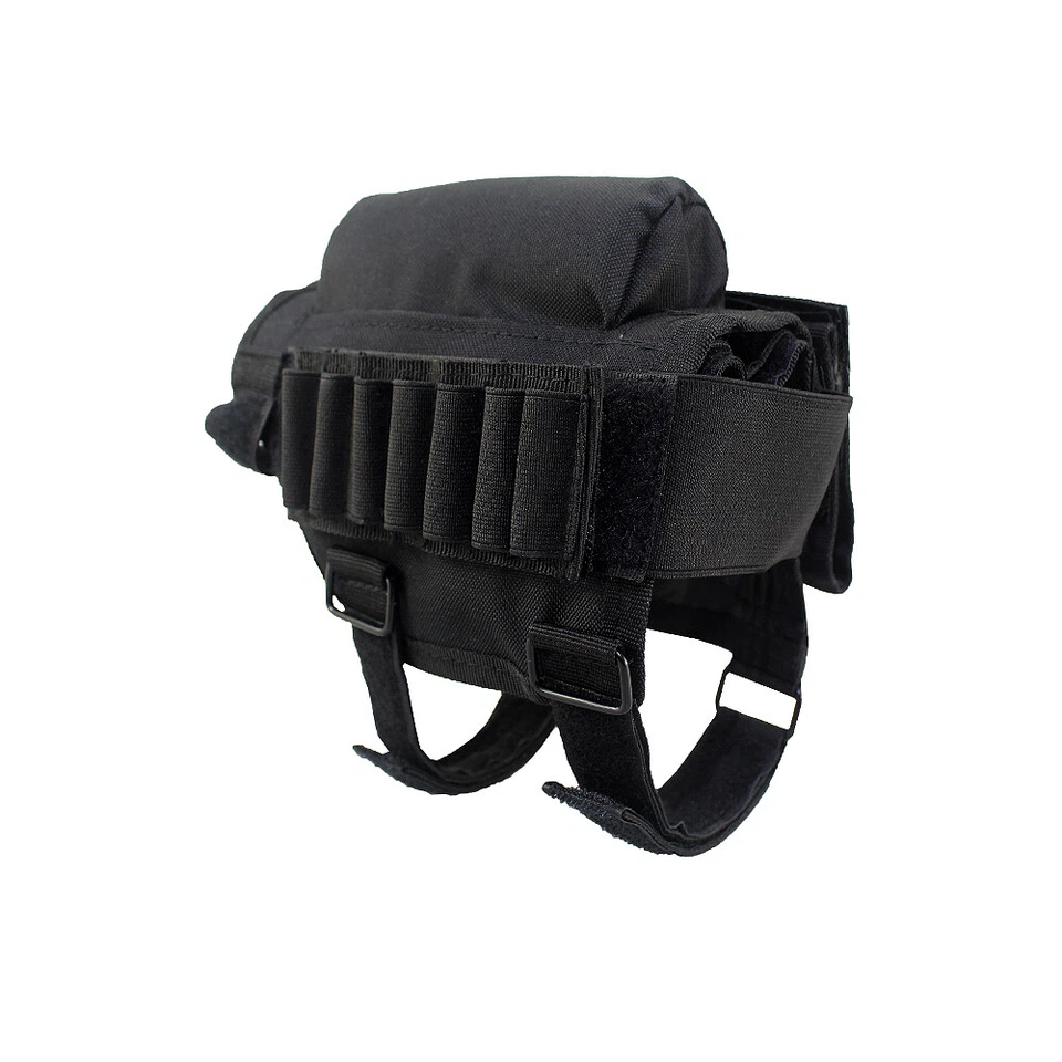 Tactical Rifle Buttstock Cheek Rest Pouch Carrier Case Holder for.300.308 Winmag - Image 2 of 4