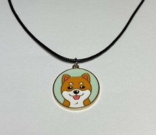 Red Shiba Inu Cute Necklace