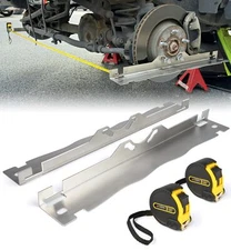 Heavy Duty Toe Alignment Tool Plates with Tape Measures Upgrade Stainless Ste...
